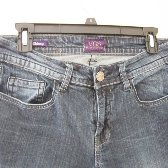 Dark Wash Skinny Jeans VGS 6 - Picture 2 of 5